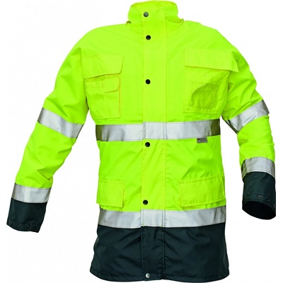 Cerva Malabar 2v1 Pánská nepromokavá zimní reflexní Hi-Vis bunda oranžová – Zboží Mobilmania