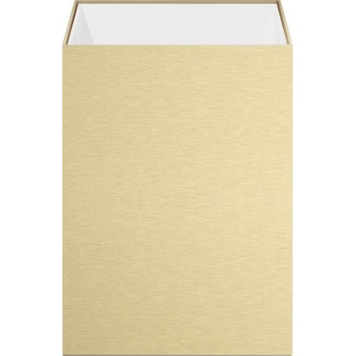 DECOR WALTHER Кошче за отпадъци в баня Corner 24 см златно мат (0614082)