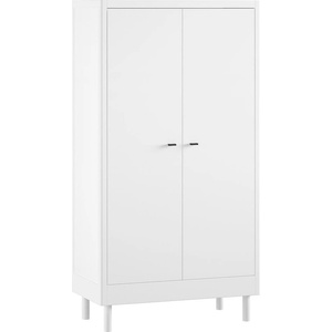 Vipack Бял детски гардероб от масивен бук 100x190x55 cm Forrest - Vipack (FOKL2014)