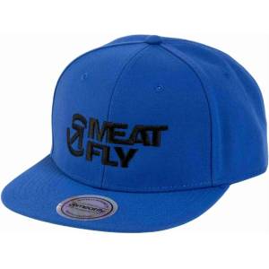 Meatfly шапка Ness Snapback Blue / Black Revital | Черна | Размер Meatfly | Cheren | МЪЖЕ | ЕДИН РАЗМЕР