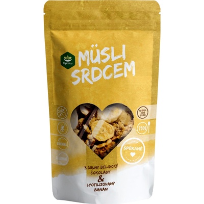 Topnatur Müsli srdcem trio čoko&banán 250 g