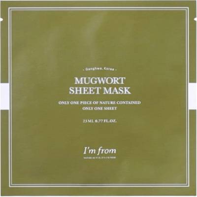 I'm From Mugwort Sheet Mask - Успокояваща Маска с Извлек от Лековитна Череда 1бр/23мл