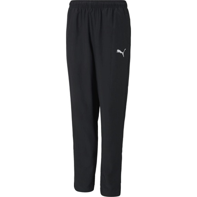 Puma TEAMRISE SIDELINE PANTS JR čierna biela