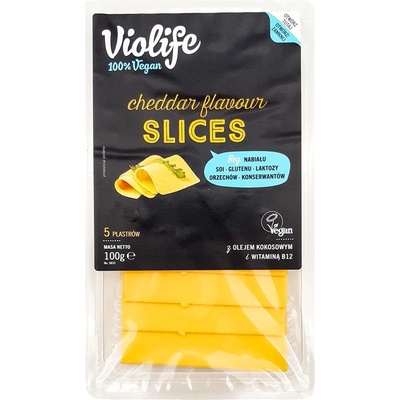 Violife Rastlinný syr cheddar plátkový 100 g