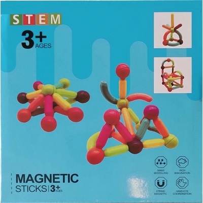 Bavytoy Magnetická Štartovacia sada 25 ks BV0753