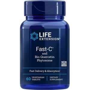 Life Extension Fast-C and Bio-Quercetin, 60 веге таблетки, Life Extension