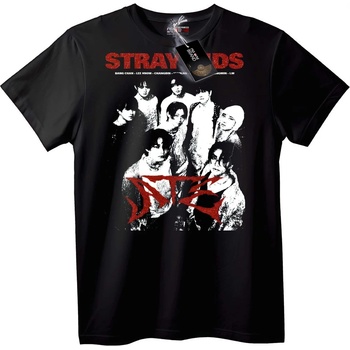 NOONEBRAND Тениска Stray Kids Брокат - S, White