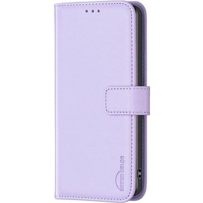 GKK Кожен Калъф с Джобове за Honor X6b, Wallet Book Case, Лилав (5966011125172)