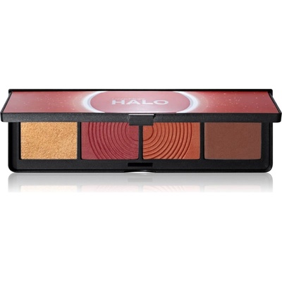 Smashbox Halo Sculpt + Glow Face Palette палитра с хайлайтъри и ружове цвят Berry Saturation 15, 7 гр