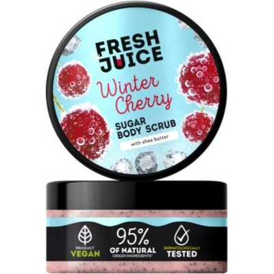 Fresh Juice telový cukrový peeling zimná čerešňa 200 ml