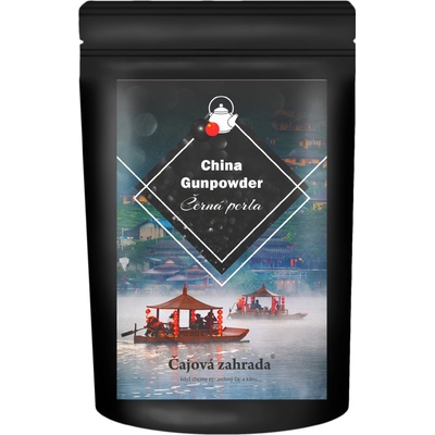 Čajová zahrada China Black Gunpowder Tea Černá perla černý čaj 1000 g