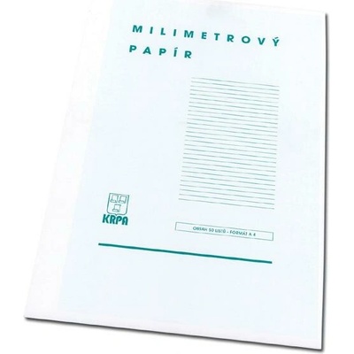 KRPA Milimetrový papier A4 50 listov