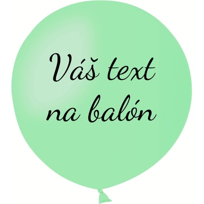Svet balonku Balón s textom Zelená mäta 80 cm