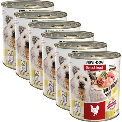 Bewi Dog Bohaté na kuraciecí 6 x 800 g