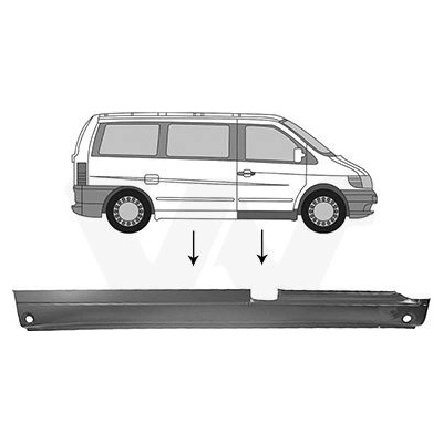 Nástupní panel VAN WEZEL 3078102
