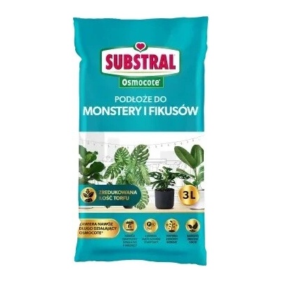 SUBSTRAL PODKLAD PRE MONSTERY A FIKUSY OSMOCOTE 3 l