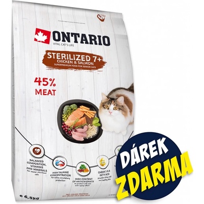 Ontario Cat Sterilised 7 6,5 kg