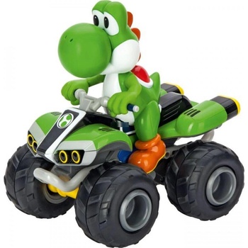 Carrera Carrera RC Mario Cart Yoshi - Quad атв с дистанционно управление, зелен/черен, мащаб 1: 20 (370200997X)