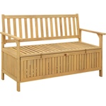 vidaXL Пейка с място за съхранение 2 -Seater 120 x 63 x 84 cm (42026797)