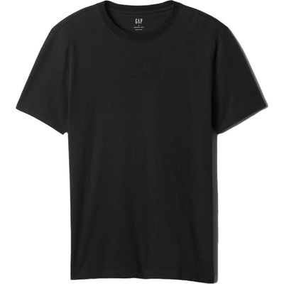GAP pánské tričko V-EVERYDAY SOFT CREW SOLID Černá