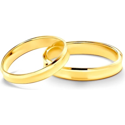 SAVICKI Сватбени халки: злато, вдлъбнати. 3 мм