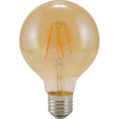 Polux GOLDLUX LED žiarovka E27 G80 4W 18W 320lm 2000K Warm 360° Filament