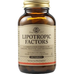 Solgar Lipotropic Factors, 100 tablets