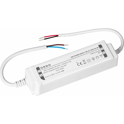 ORNO LED ovládač, hermetický, 24 V, 60 W, IP67, plastové puzdro