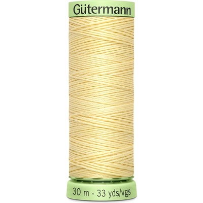 Knoflíková prošívací nit Gütermann žlutá