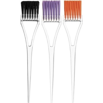 Eurostil Dye Brush Transp. Colours Bristles štetce na aplikáciu farieb a melírov 00101/56/99 SMALL mix farieb