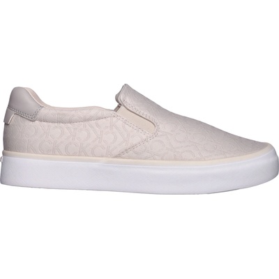 Calvin Klein Dámske slipony VULC SLIP ON béžová biela