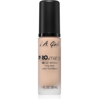 L.A. Girl Cosmetics PRO. Matte HD dlhotrvajúci make-up s matným efektom Natural 30 ml