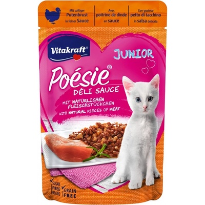Vitakraft Cat Poésie Délice Junior Sauce krůtí 85 g