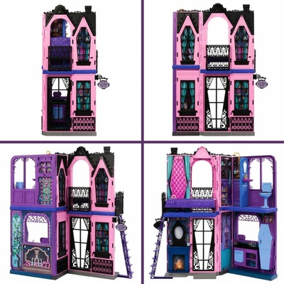 Mattel Monster High Boo-tique Hotel hrôzy, skladací domček JBF16