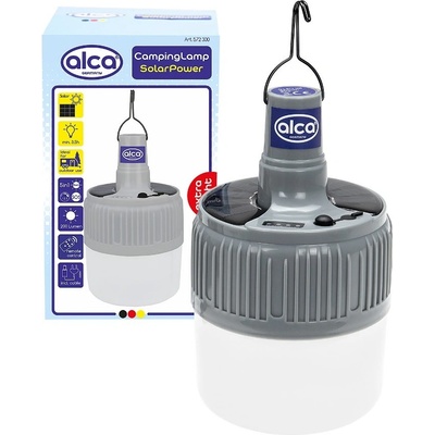 Alca Solární nabíjecí lampa CampingLamp SolarPower, 1800 mAh, s dálkovým ovládačem | Zboží Auto