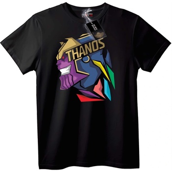 NOONEBRAND Тениска Thanos Геометрия - 6XL, Black
