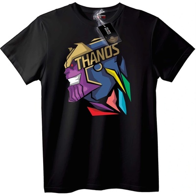 NOONEBRAND Тениска Thanos Геометрия - 6XL, Black
