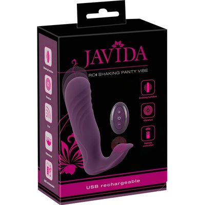 Javida RC - bezdrôtový, 2-funkčný stimulátor klitorisu fialový