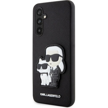 Púzdro Karl Lagerfeld PU Saffiano Karl a Choupette NFT Samsung Galaxy A34 5G čierne