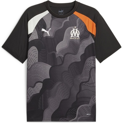 PUMA Olympique De Marseille Pre Match Shirt 2023 2024 Adults - Grey