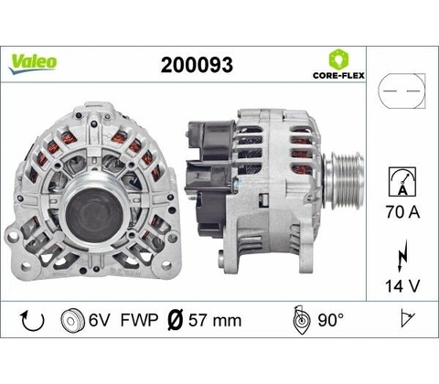 Alternátor VALEO 200093