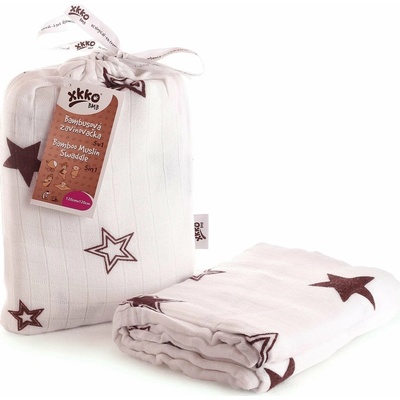 XKKO BMB Bambusová zavinovačka Natural Brown Stars