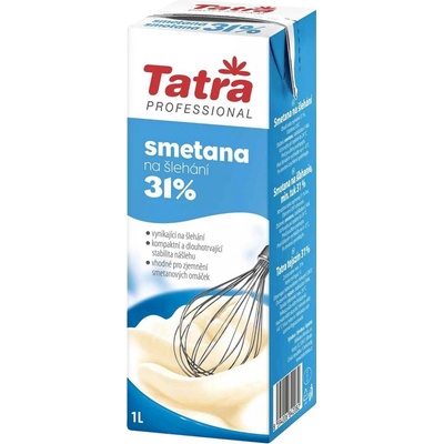 Tatra Professional smetana na šlehání 31% 1 l – Sleviste.cz
