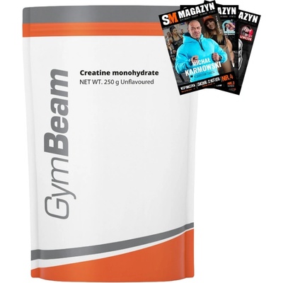 GymBeam Creatine Monohydrate 250 g – Zboží Mobilmania