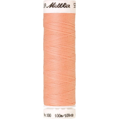 Nitě SERALON 100m na univerzální šití, polyester AMANN Mettler - více barev 6677: 0134 světle meruňková
