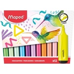 Maped Комплект текст маркери MAPED Fluo Peps - 12 цвята