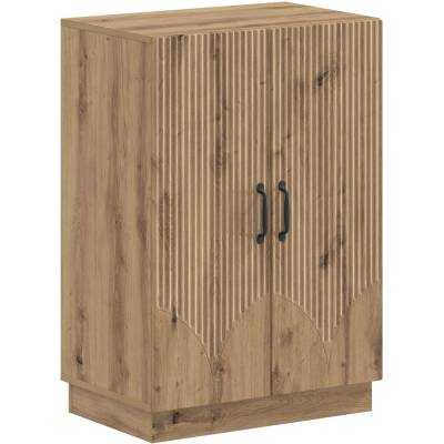 vidaXL Шкаф за обувки HOORN 59, 5 x 39, 5 x 87 см Инженерна дървесина (897314)