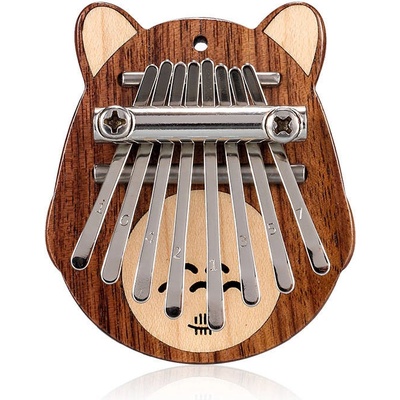 Hluru Mini Kalimba 7 kláves C-dur major ořech