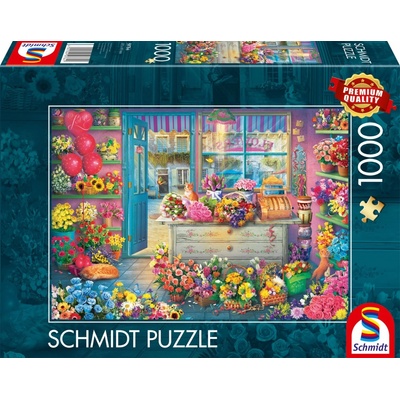 SCHMIDT Barevné květinářství 1000 dílků