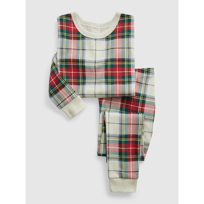 GAP Детска карирана пижама GAP GAP | Byal | Момчешки | 98
